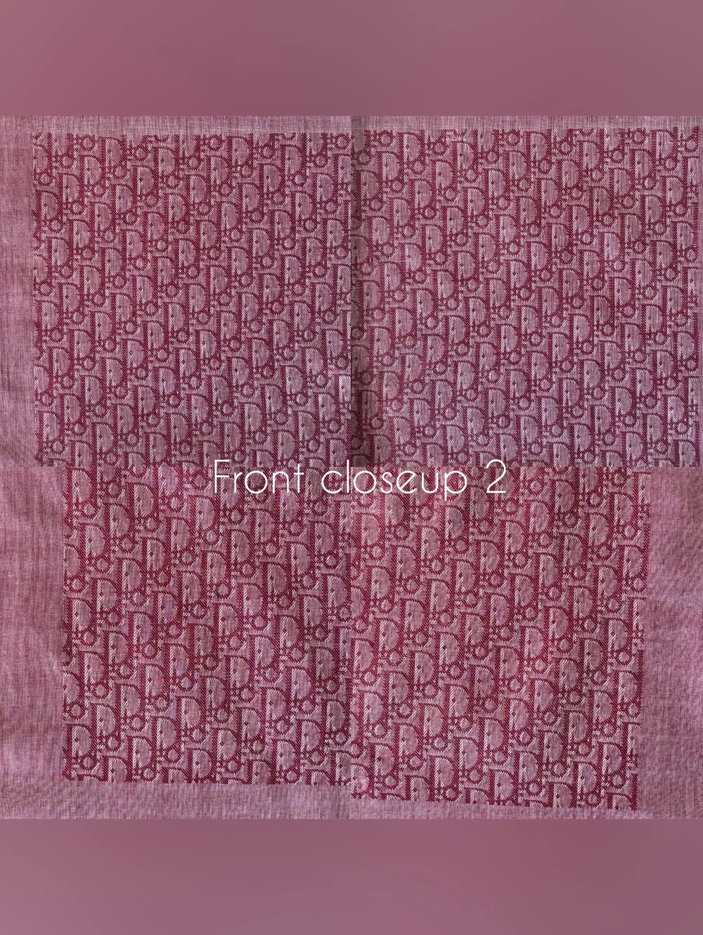 New Christian Dior Vintage Monogram Bandana Scarf Small / Handkerchief